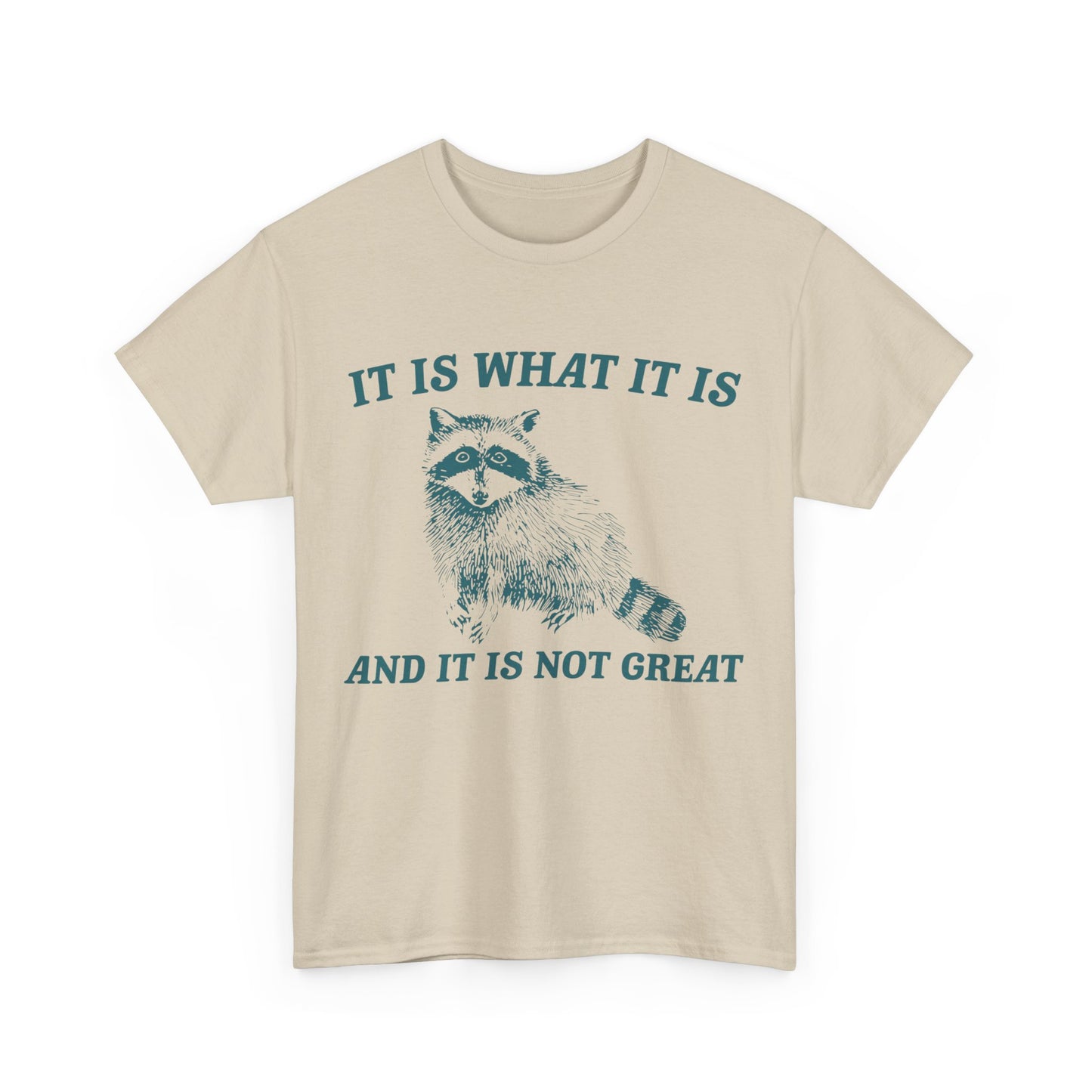 "It Is What It Is" Funny Raccoon T-Shirt