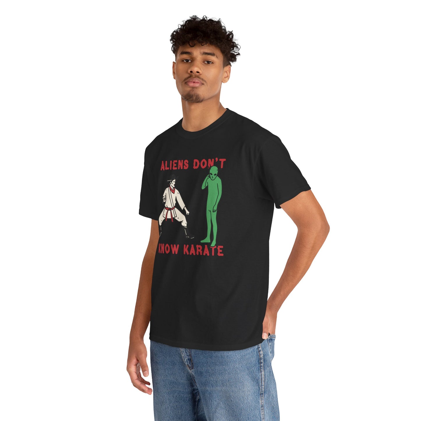 Aliens Don't Know Karate T-Shirt