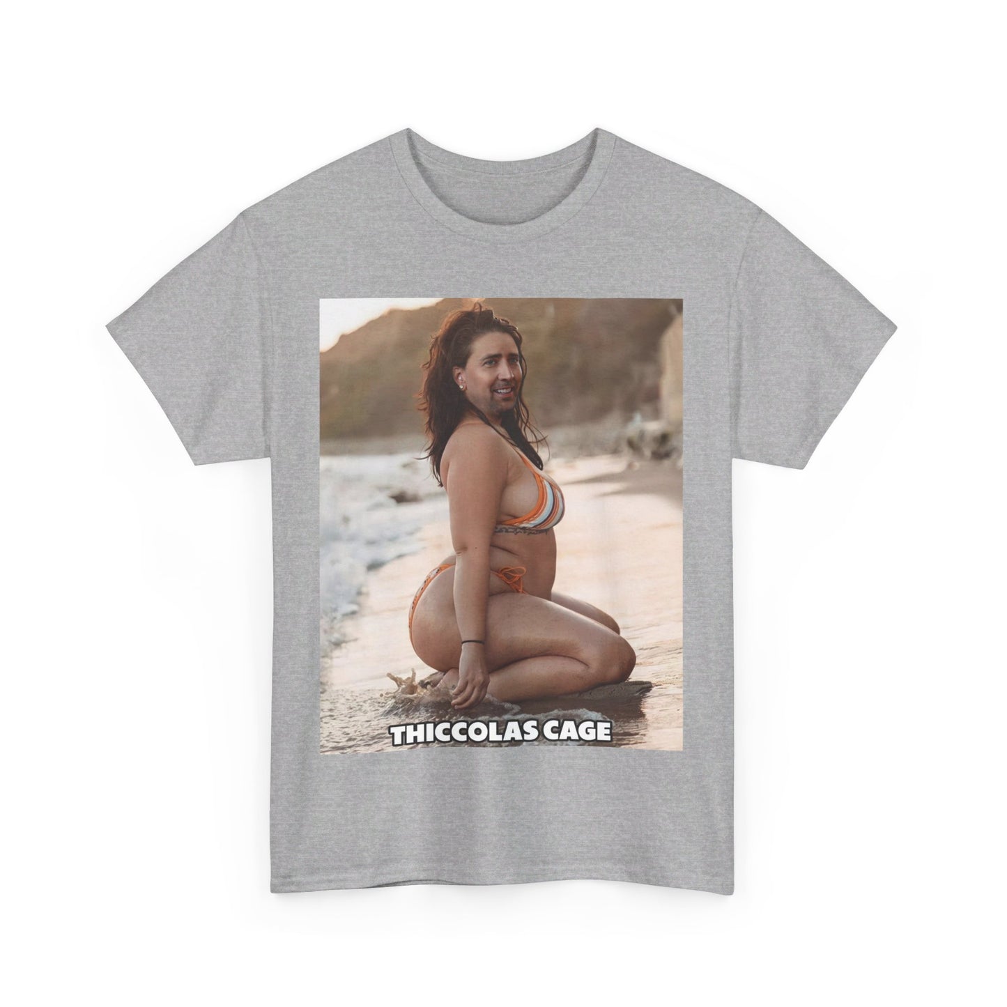 Thiccolas Cage Meme T-Shirt